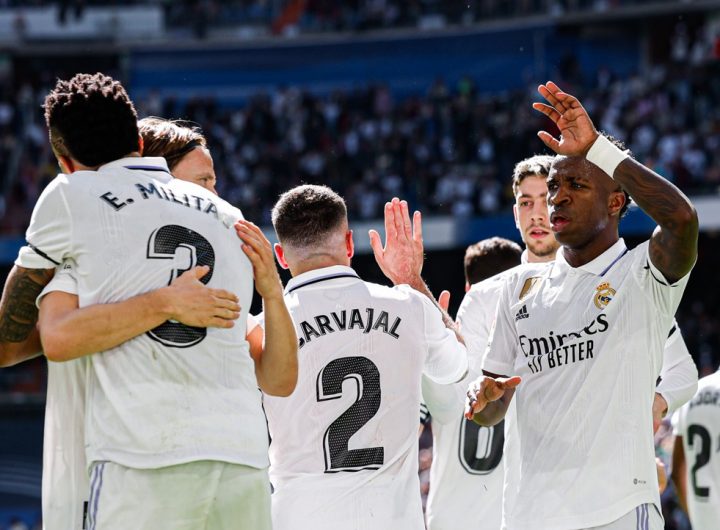Real Madrid derrotó 3 a 1 al Espanyol en el Santiago Bernabéu.