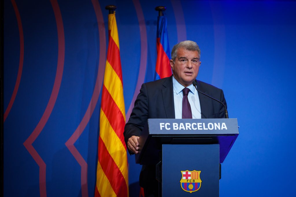 Laporta sobre la posible sanción de la UEFA al Barcelona: '' Estoy convencido de que esto no sucederá''